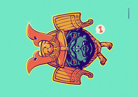 Samurai Pug