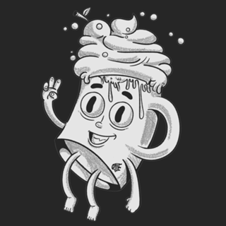Chocolate Quente — Retro Cartoon