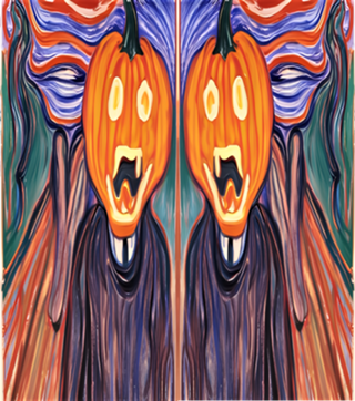 Pumpkin Head em Edvard Munch The Scream