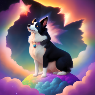 Border Collie Fluff I