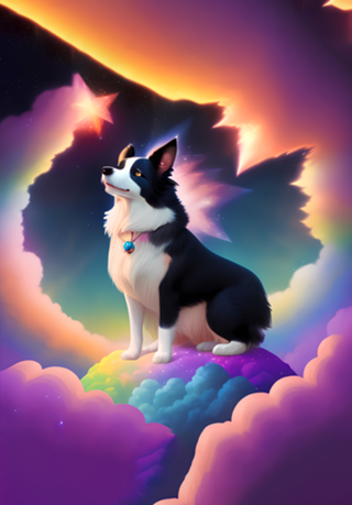 Border Collie Fluff I