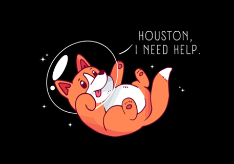 Corgi Lost in Space