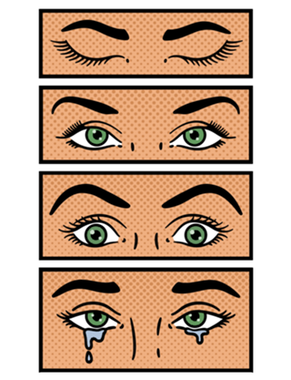 Comic Girl Eyes