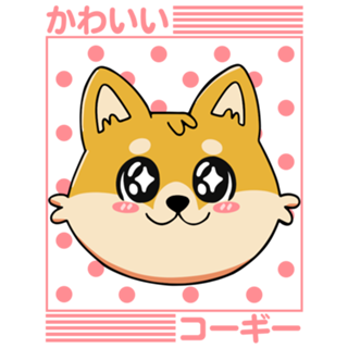 Kawaii Dog Head
