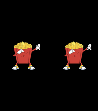 Dabbing French Fries