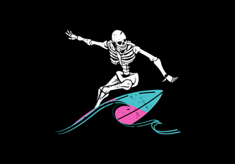 Surf Skeleton