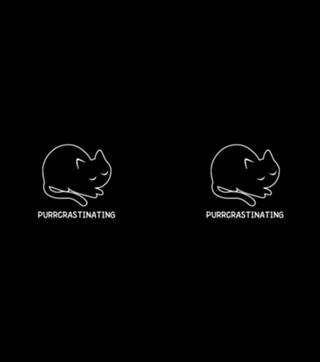 Purrcrastinating
