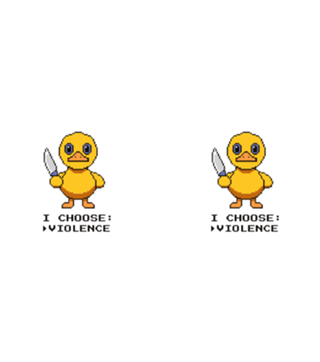 I Choose Violence - Pixel Art