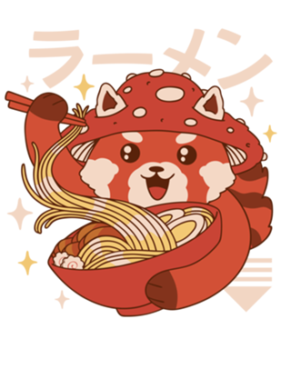 Kawaii Red Panda Ramen