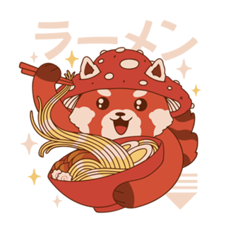 Kawaii Red Panda Ramen