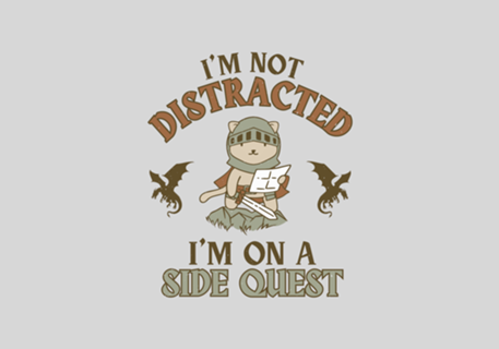 I'm Not Distracted I'm on a Side Quest
