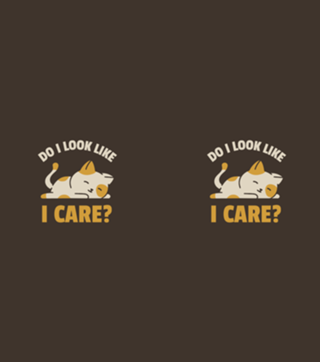 Do I Look Like I Care - Cat