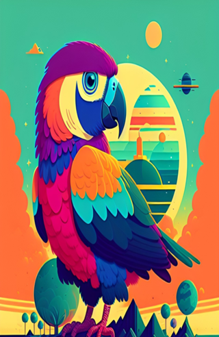 Papagaio Desenho