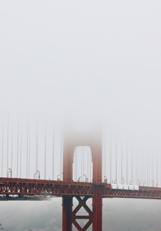 Golden Gate Bridge Neblina
