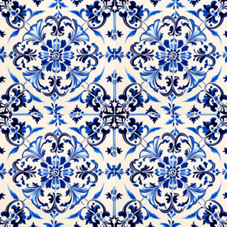 Aesthetic Azulejo Português Azul