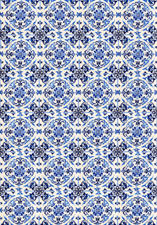 Aesthetic Azulejo Português Azul
