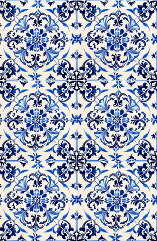 Aesthetic Azulejo Português Azul