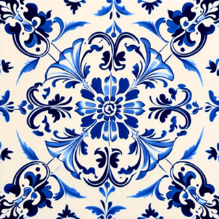 Aesthetic Azulejo Português Azul