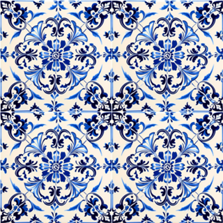 Aesthetic Azulejo Português Azul