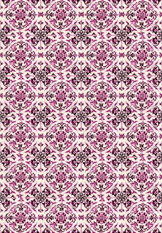 Azulejo Português Rosa Aesthetic