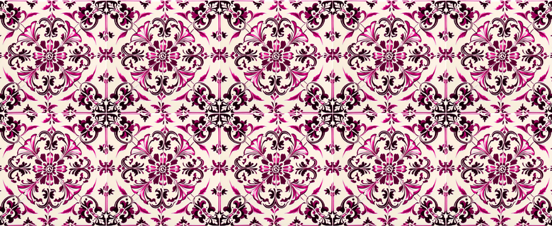 Azulejo Português Rosa Aesthetic