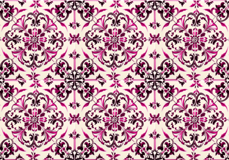 Azulejo Português Rosa Aesthetic