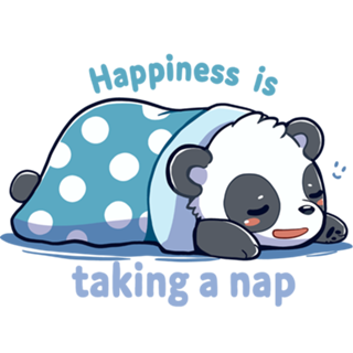 Happiness is Taking a Nap