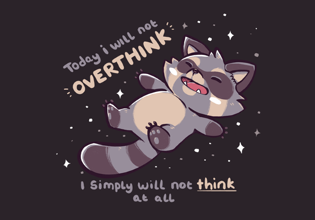 No Thoughts Raccoon