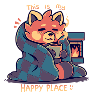 Happy at the Fireplace