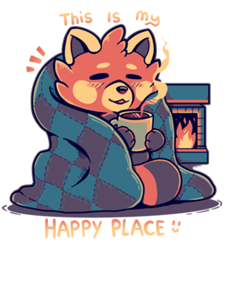 Happy at the Fireplace