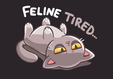 Feline Tired