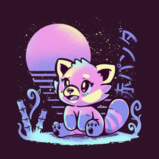 Retrowave Red Panda