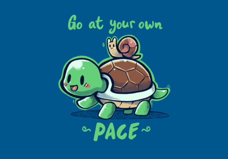 Go at your own pace