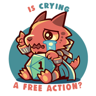 Crying is a Free Action