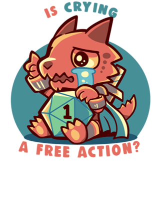 Crying is a Free Action