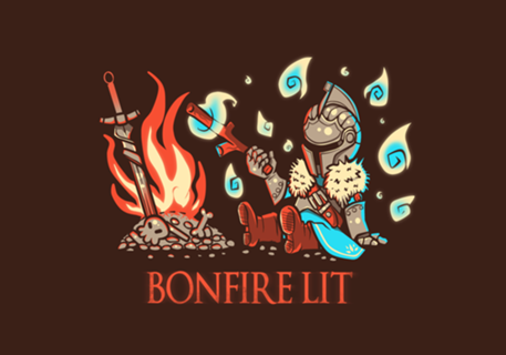 Cute Bonfire Lit