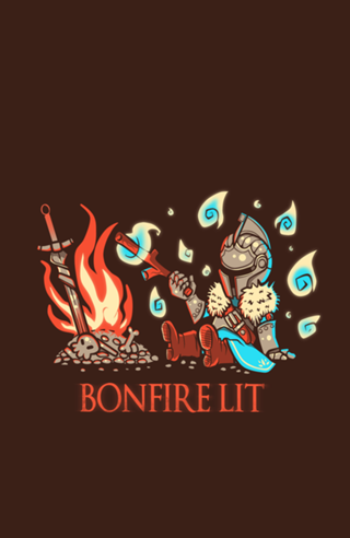 Cute Bonfire Lit