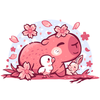 Pink Spring Friends