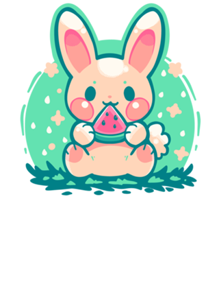 Summer Watermelon Bunny