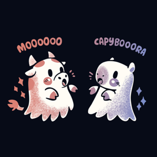 Spooky Capy and Cow