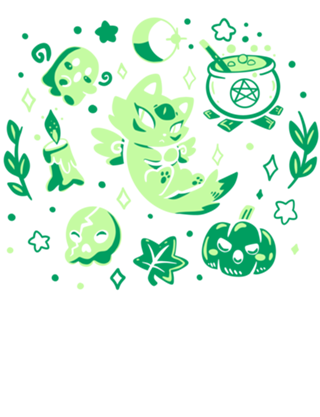 Green Halloween Vibes