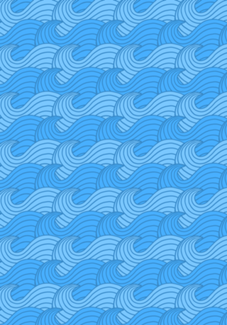 Blue sea Waves