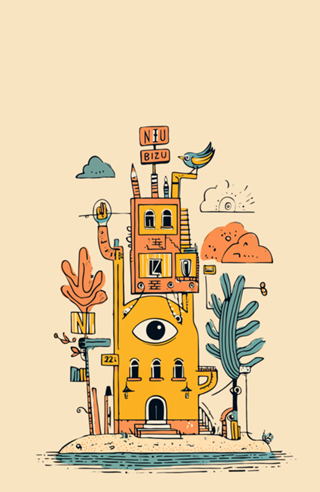 Casa Ojo — Arte Surreal Divertida