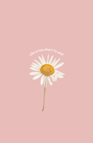 Life is too short to wait