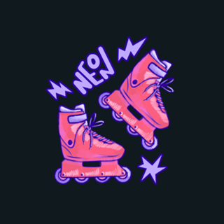 Barbie Patins Neon - alternativo