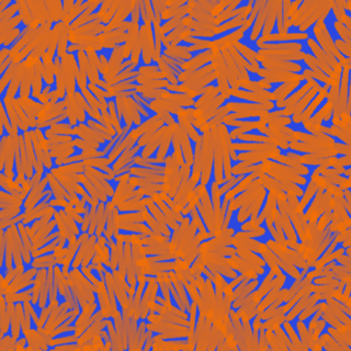 Rabiscos - Azul e Laranja