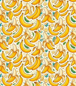 Bananas Retro: Tropical e Divertido