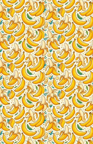 Bananas Retro: Tropical e Divertido