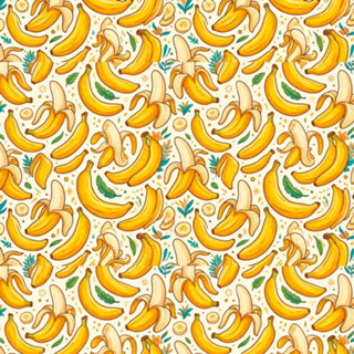 Bananas Retro: Tropical e Divertido