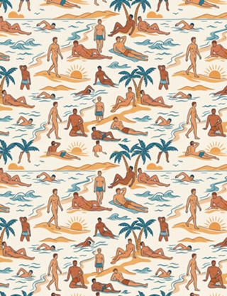 Praia de naturismo: Liberdade Retro
